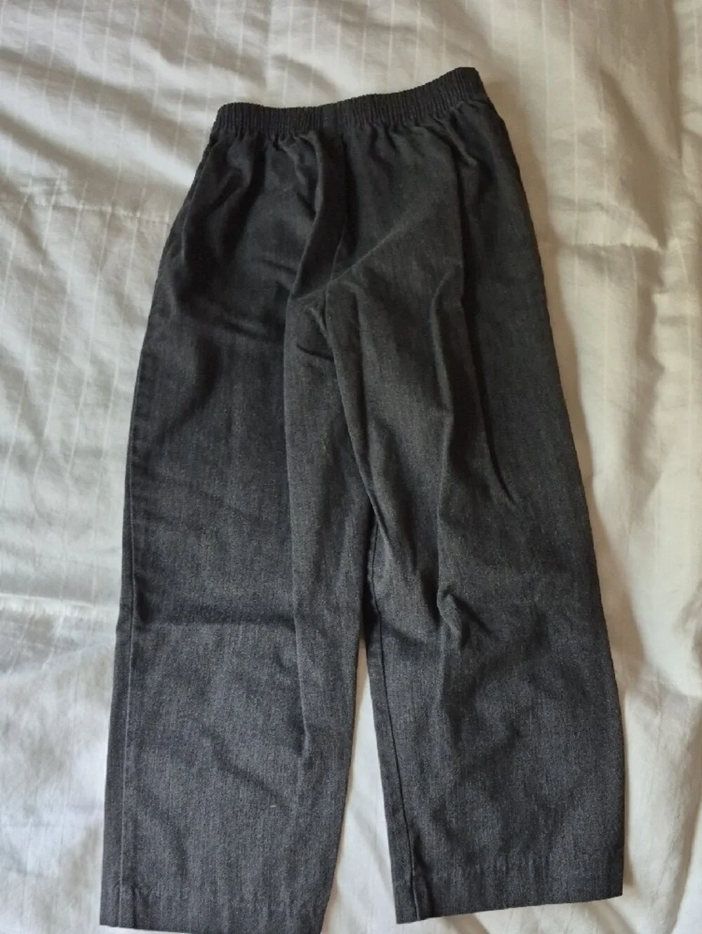 Source Unknown Black Elastic-Waist Kids Dress Pants